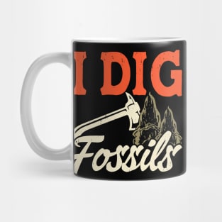 I Dig Fossils T shirt For Women Mug